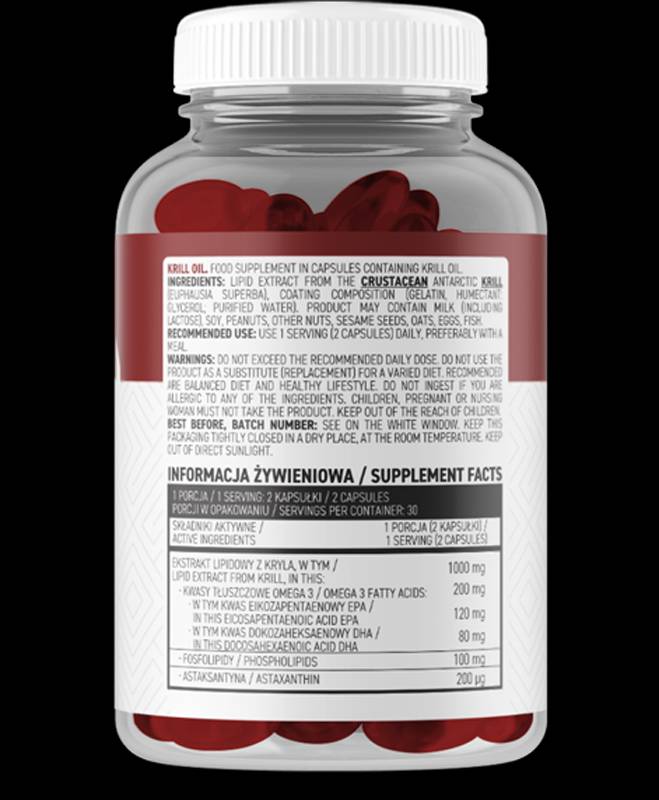 Krill Oil 500 mg 60 gel kapsle
