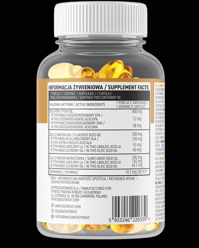 Omega 3-6-9-180 softgelů