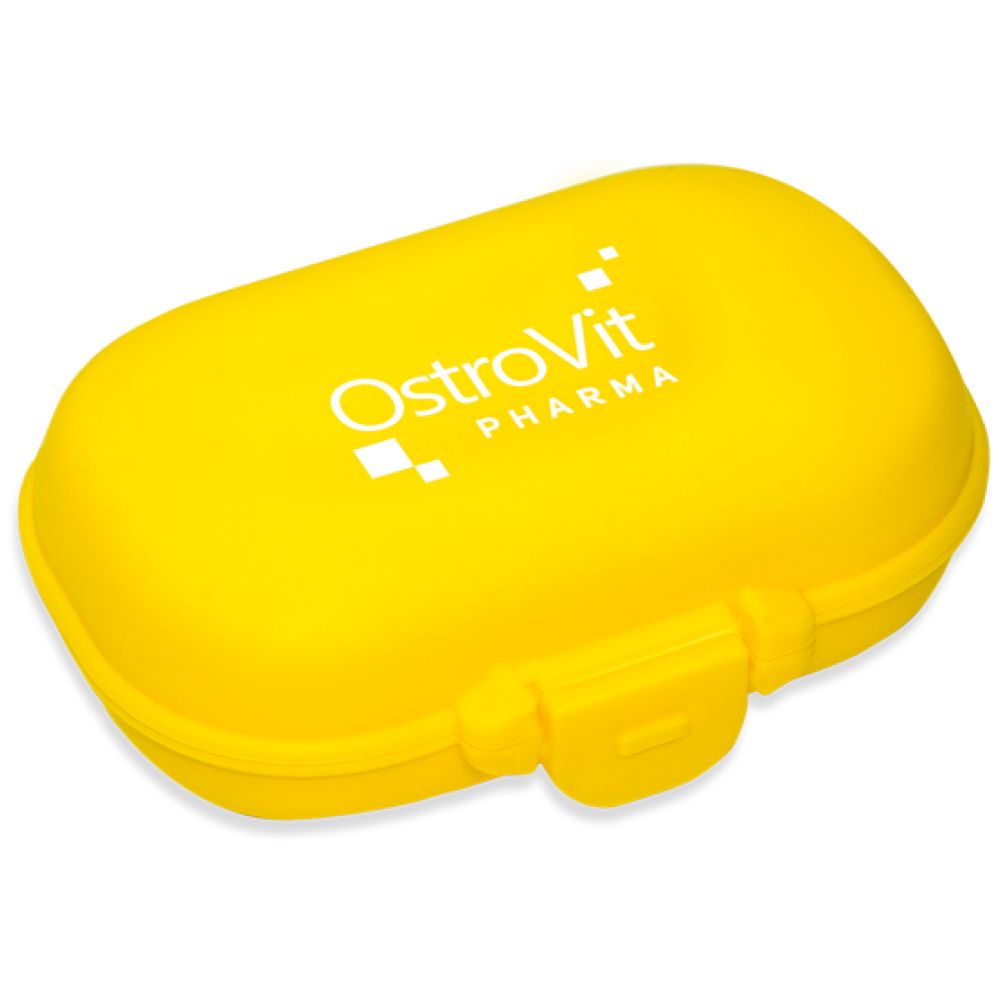 Ostrovit Pillbox / Box for capsules / Yellow