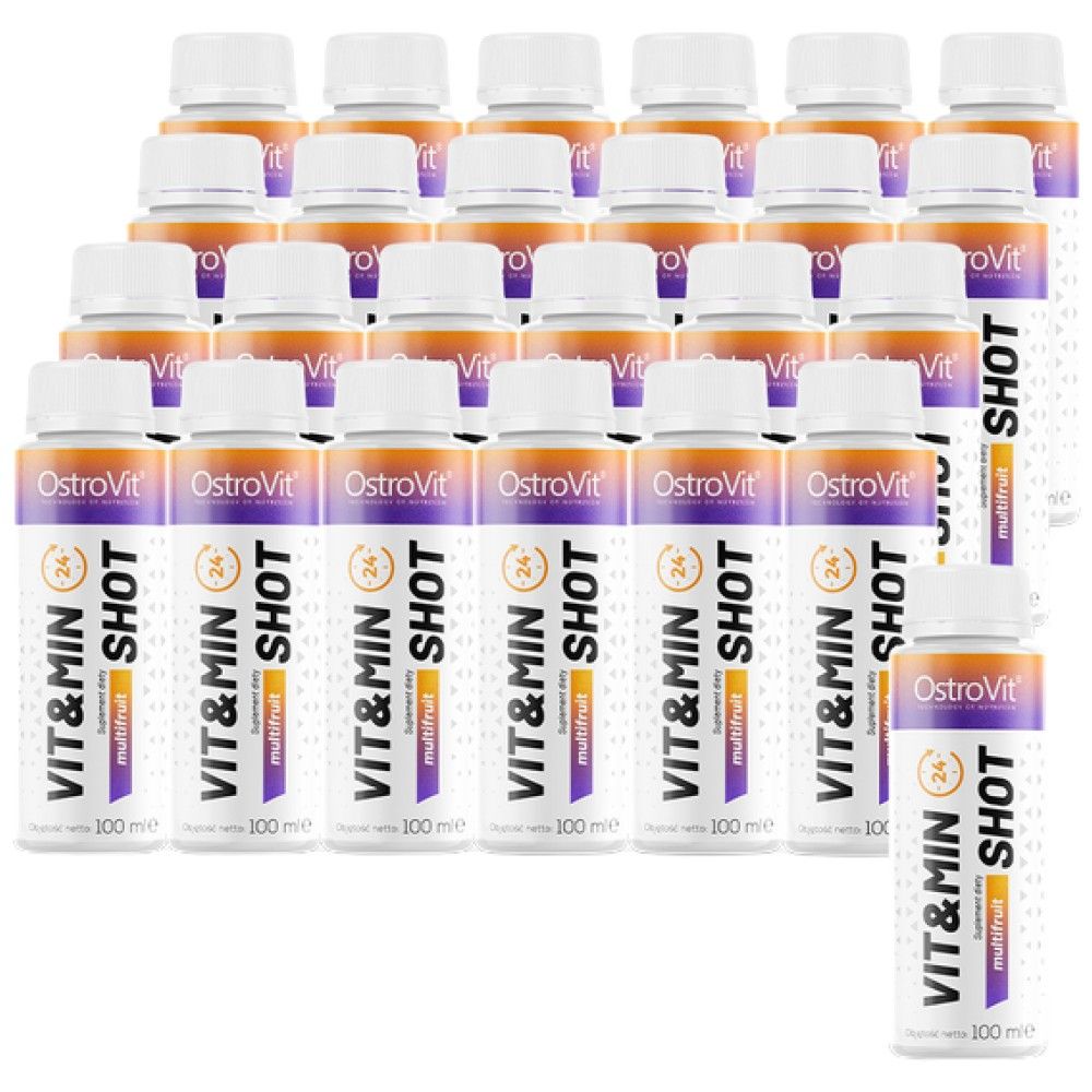 Vit & Min Shot | Fórmula multivitamina y mineral - 25 x 100 мmit