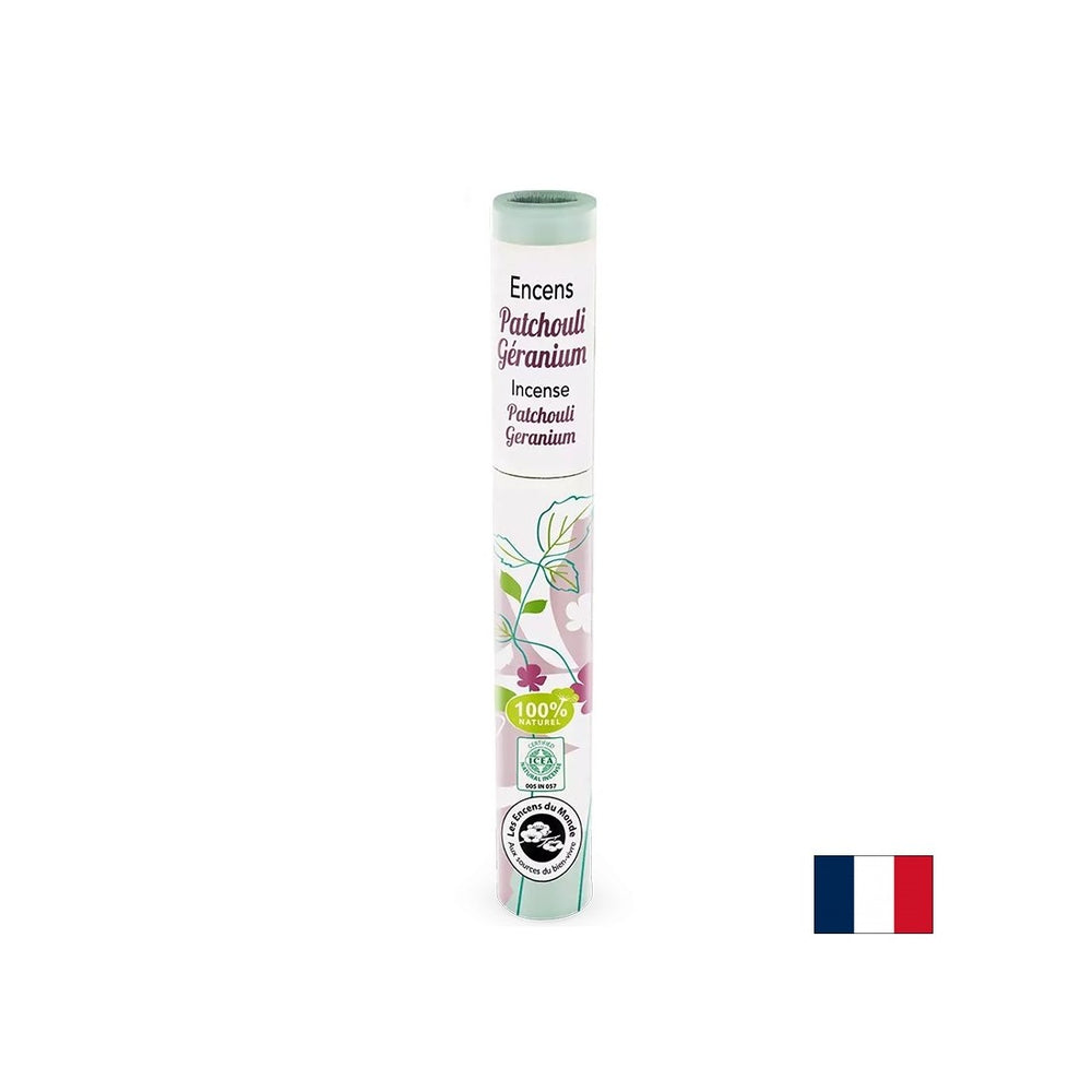 Burning sticks with patchouli and geranium scent, 30 pcs.