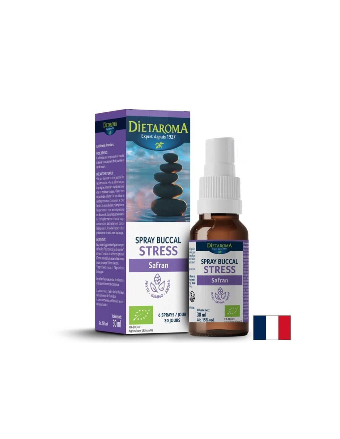 For stress and mental strain, oral spray, 30 ml