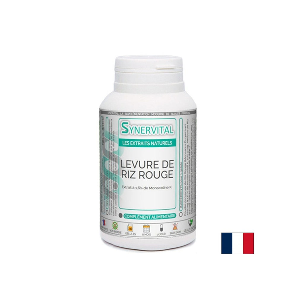 For high cholesterol - Red rice (from yeast), 60 capsules