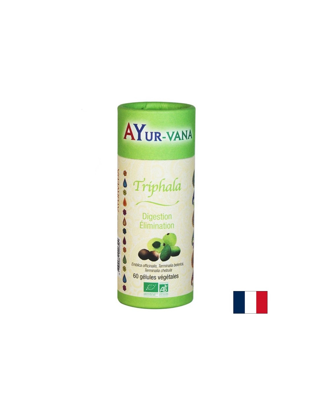 For high cholesterol, obesity and hemorrhoids - Triphala, 60 capsules