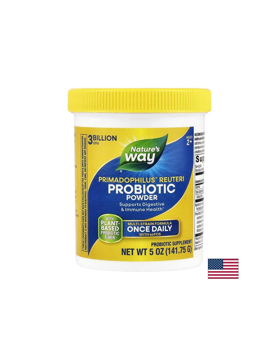 Primadophilus Reuteri - Primadophilus Reuteri, 3 billion active probiotics (powder), 141.75 g Nature's Way