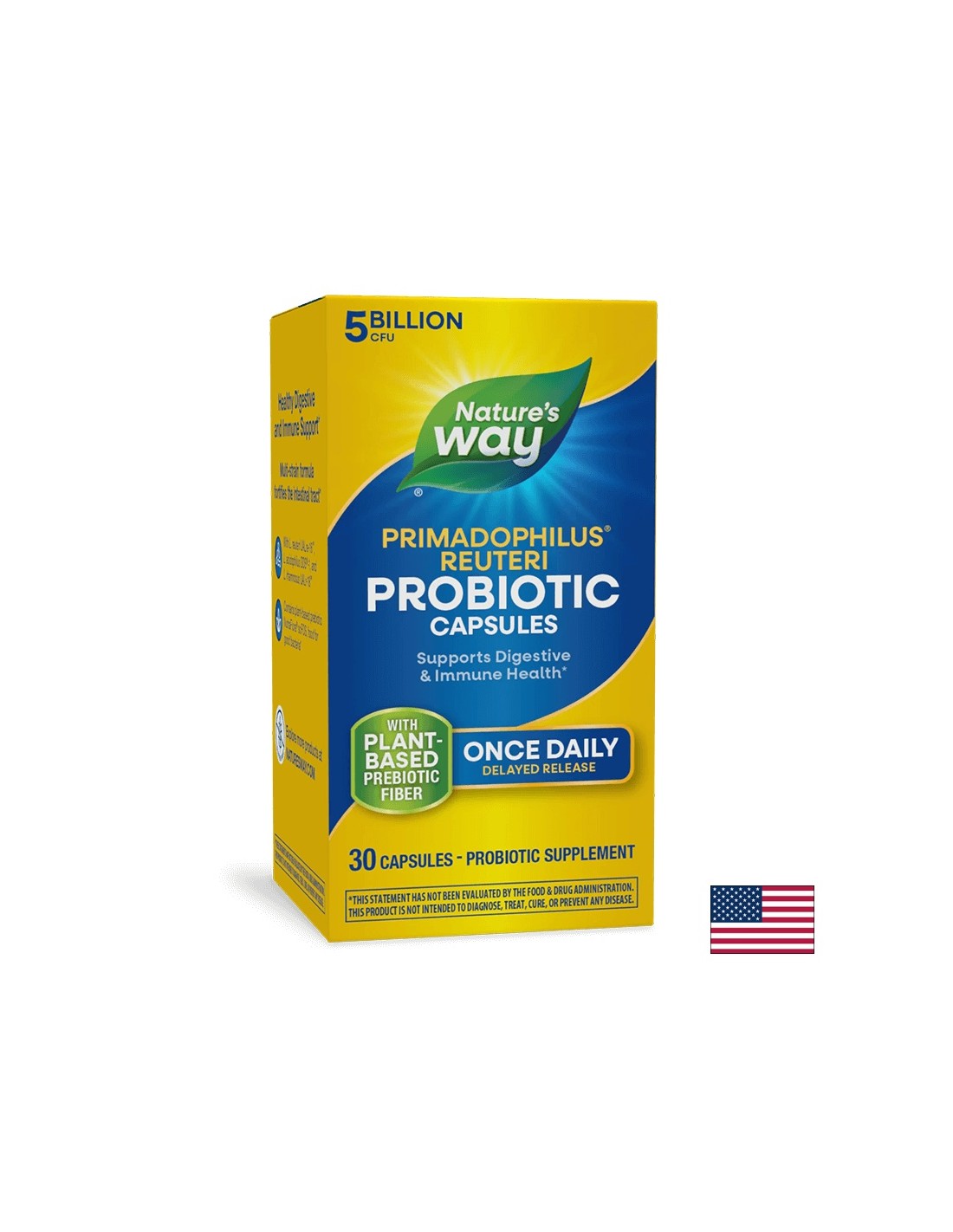 Primadophilus Reuteri - Primadophilus Reuteri, 5 billion active probiotics, 30 capsules Nature's Way