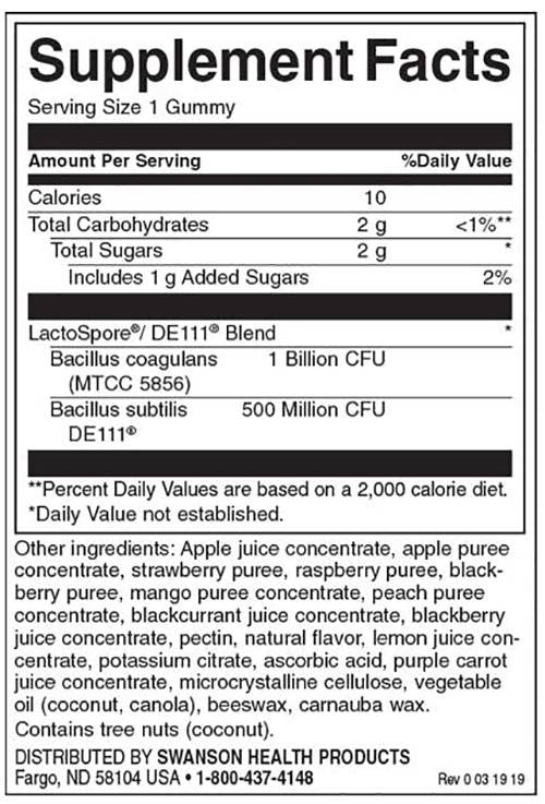 Probiotic Gummies - Fruity Frenzy 1.5 Billion CFU 90 gummies