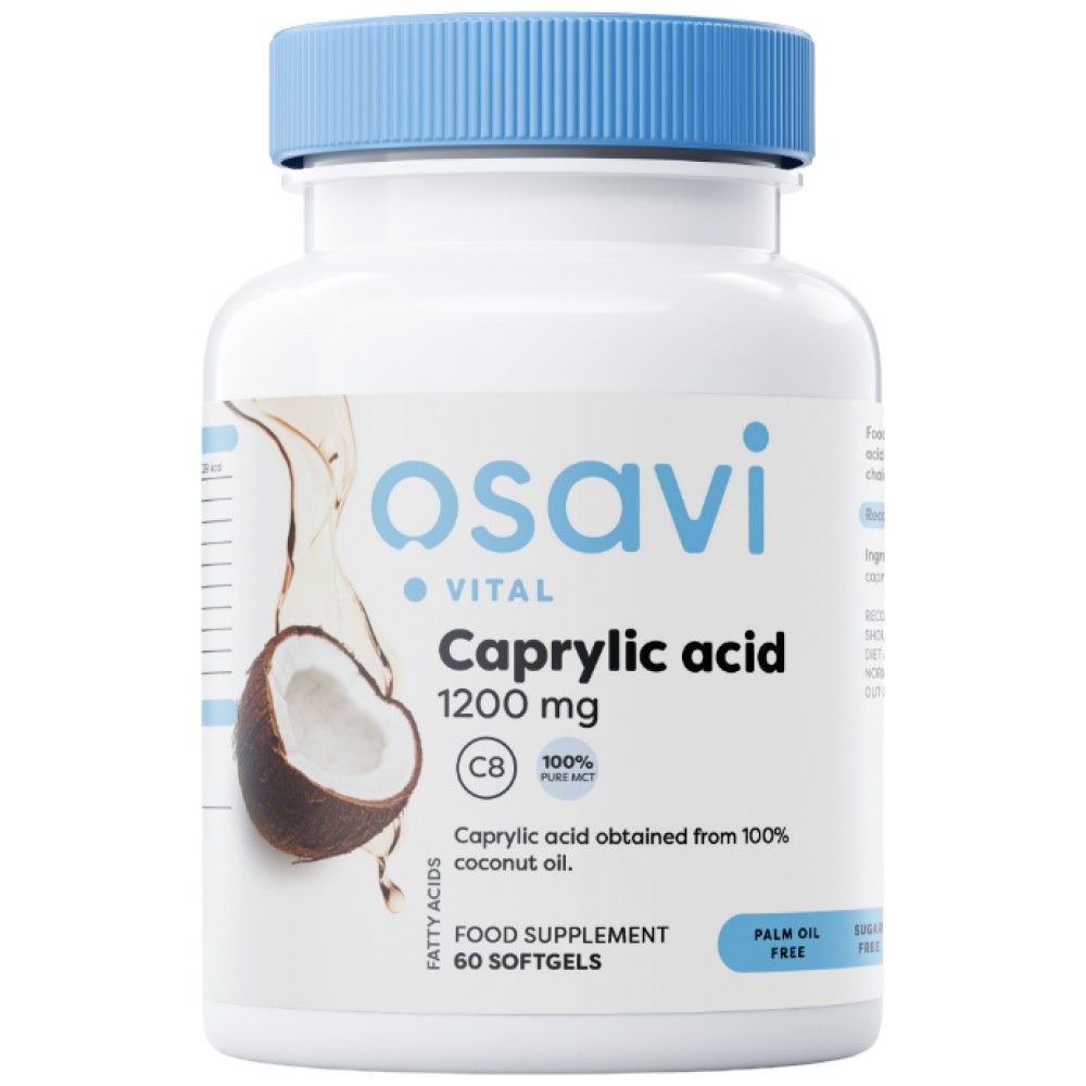 Caprylzuur 1200 mg - 60 gelcapsules