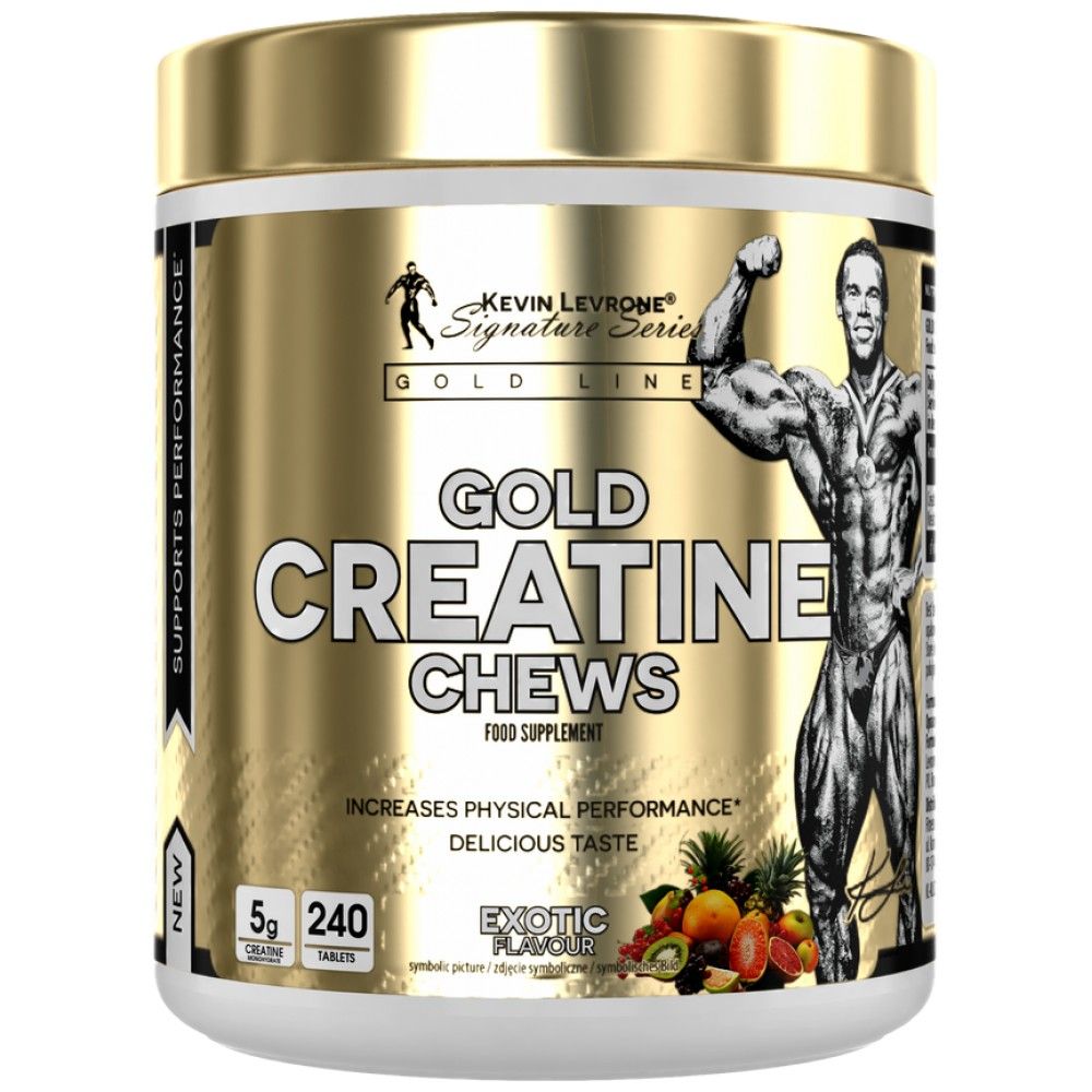 Gold Creatine Chews | Creatine Monohydrate - 240 Chewable Tablets