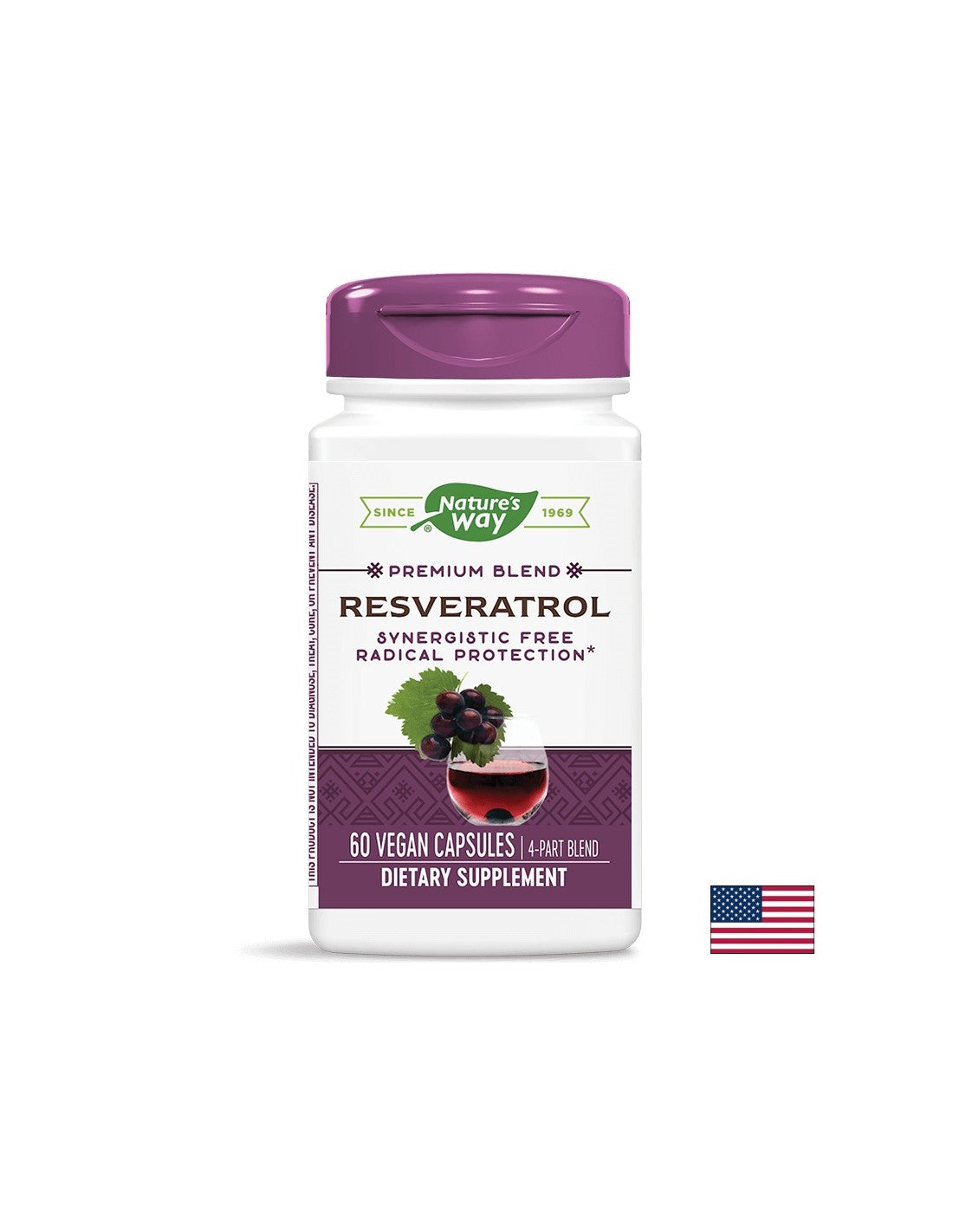 Resveratrol 325 mg - 60 capsules