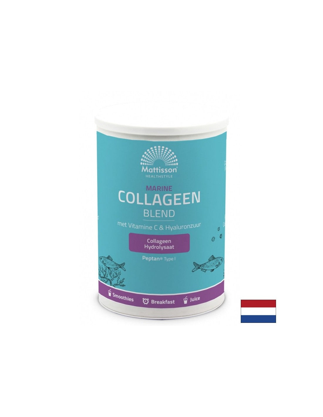 Fish collagen type I with vitamin C and hyaluronic acid - Marine Collagen Peptan, 300 g