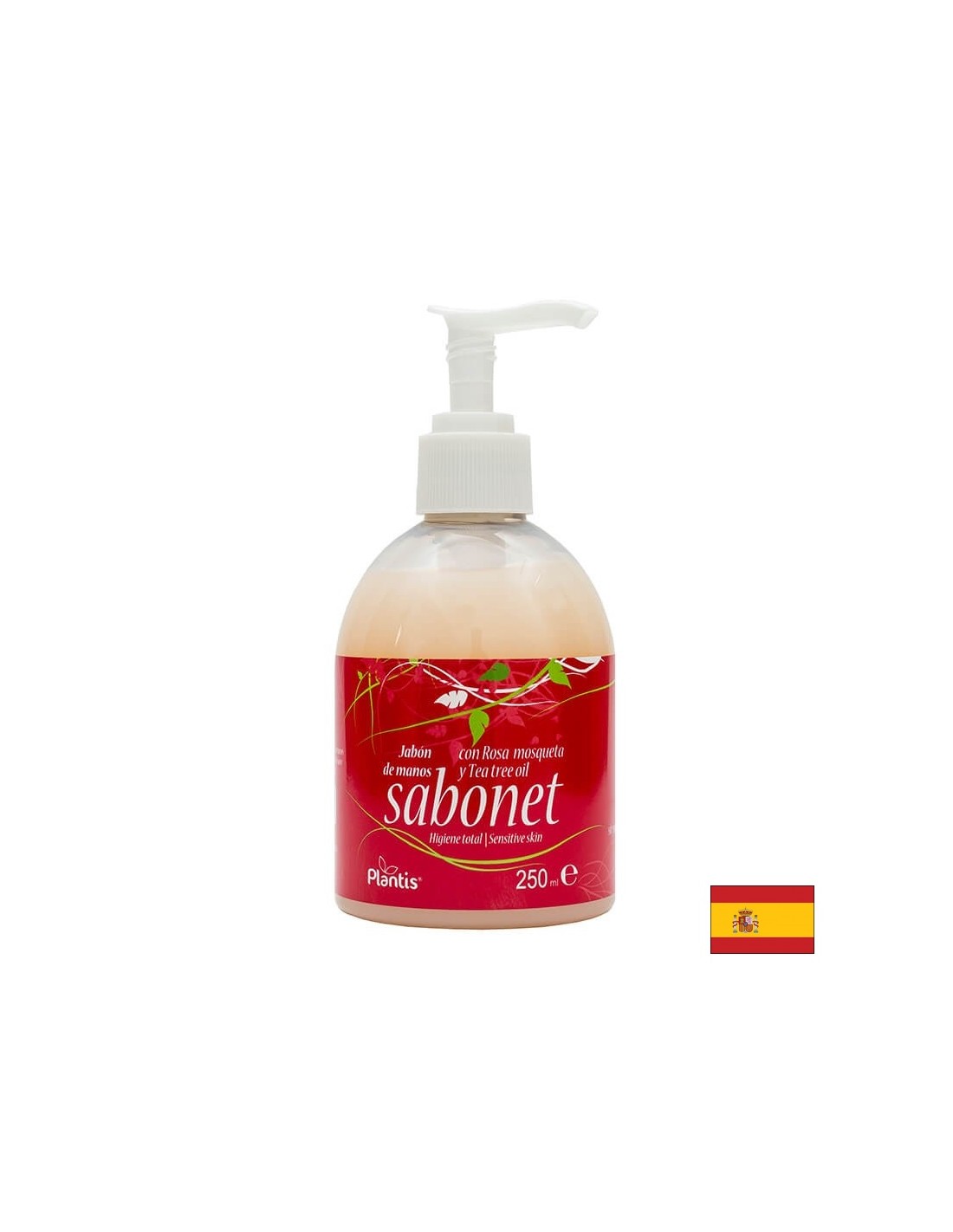 Liquid hand soap with rose and tea tree oil - Sabonet Plantis®, 250 ml