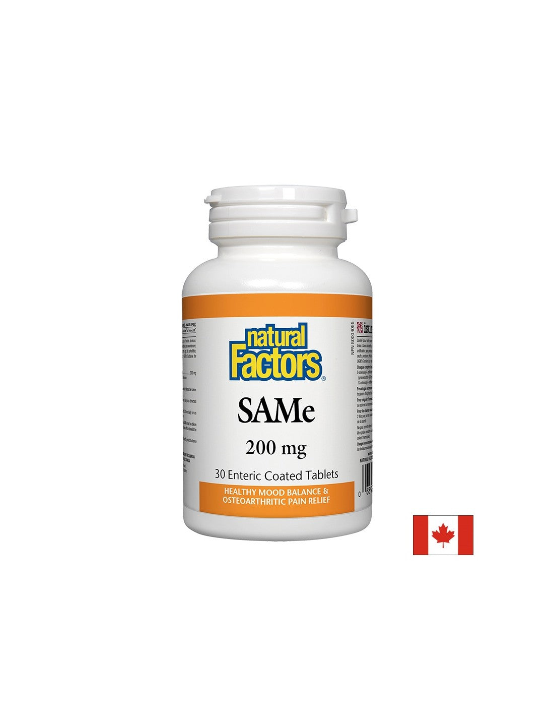 SAMe (S-adenosyl-L-methionin)/ SAMe 200 mg x 30 tablet <tc>Natural Factors</tc>