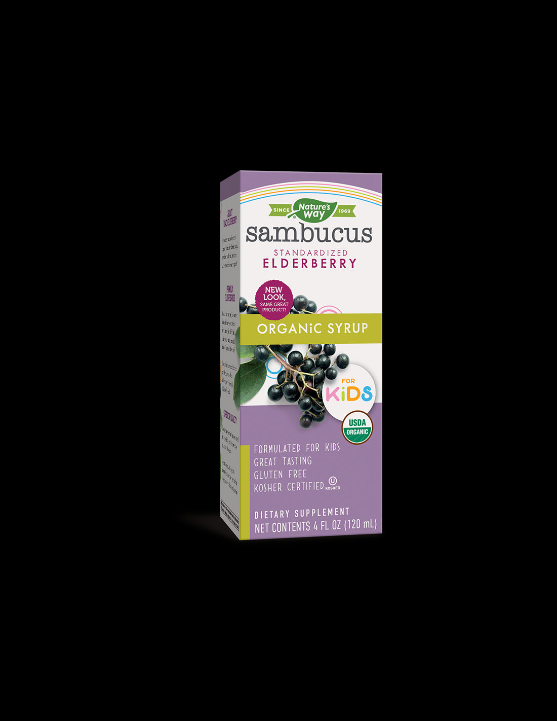 Sambucus Organic Syrup for Kids x 120 ml Nature's Way - Nutra Best Europe