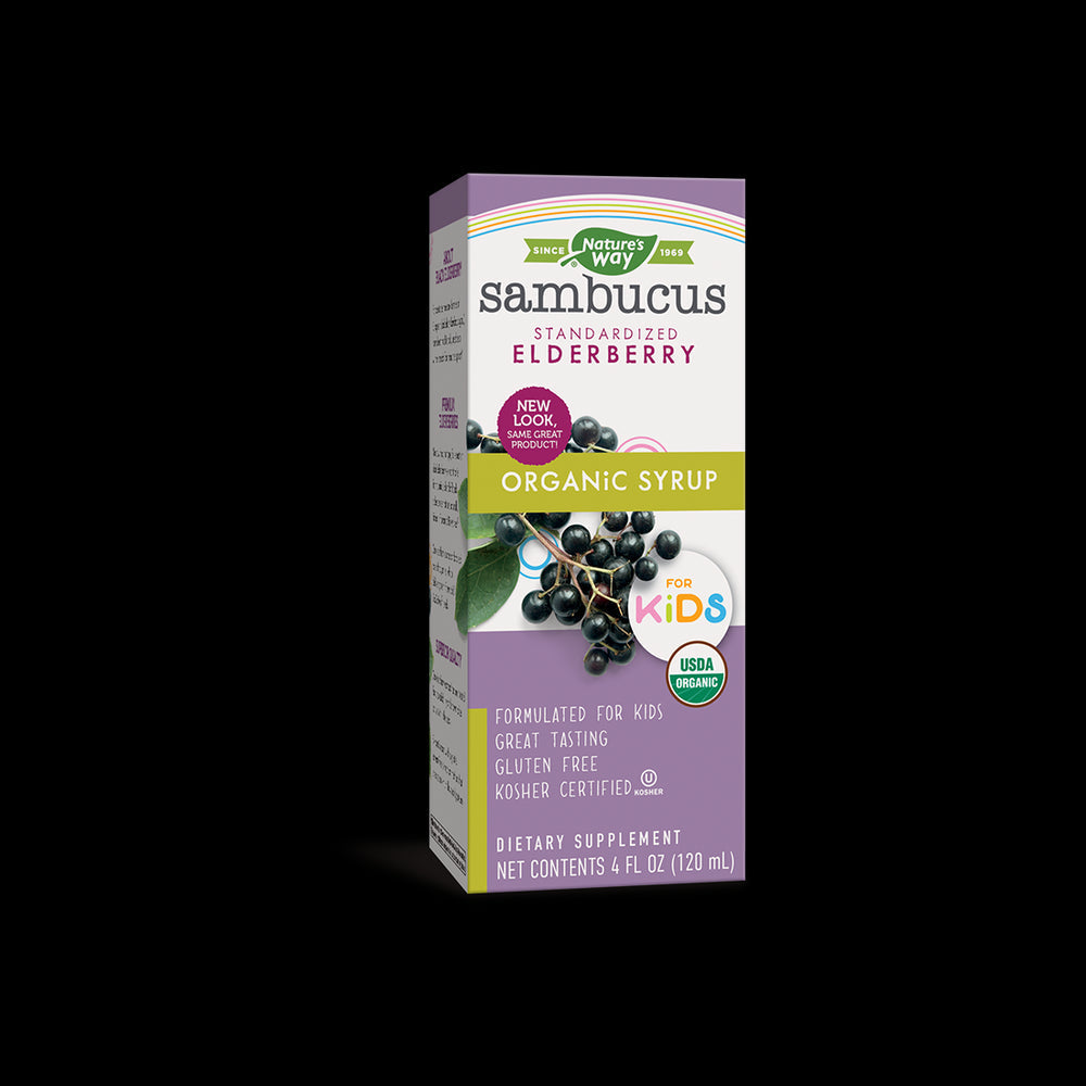 Sambucus Organic Syrup for Kids x 120 ml Nature's Way