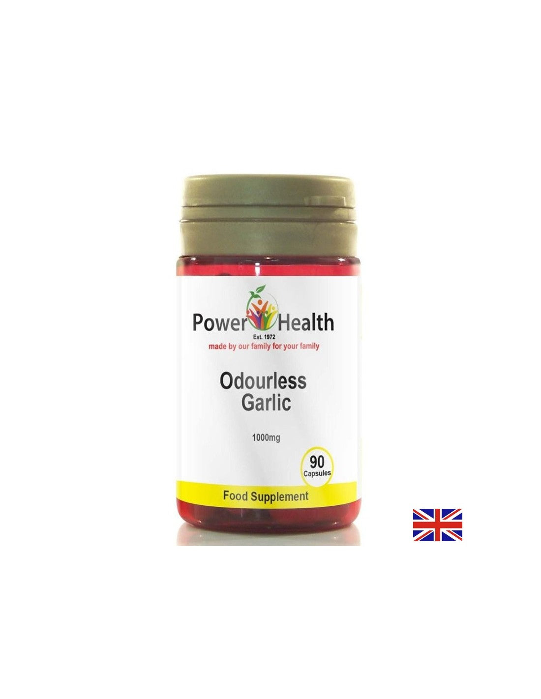 Heart Health and Immunity - Garlic (odorless), 2000 mg x 90 capsules