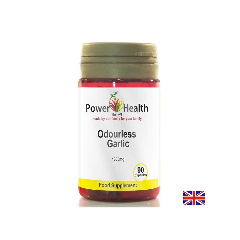 Heart Health and Immunity - Garlic (odorless), 2000 mg x 90 capsules