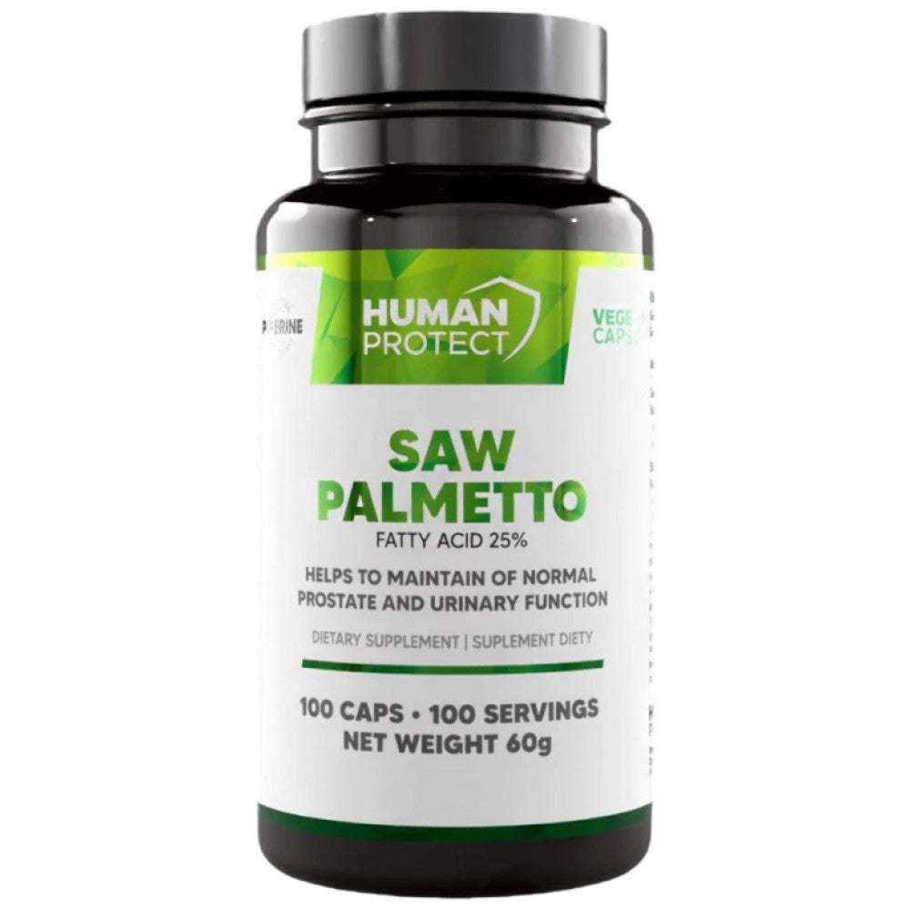 Saw Palmetto 500mg | with 25% Saponins - 100 capsules