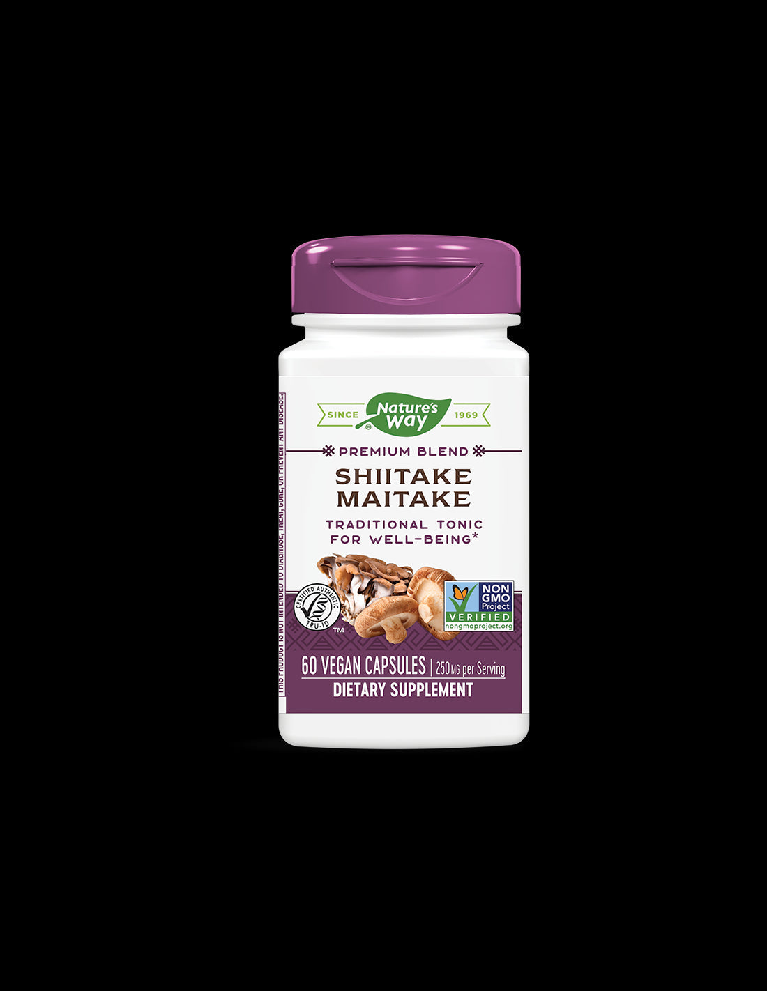 Shiitake & Maitake 250 mg - 60 capsules
