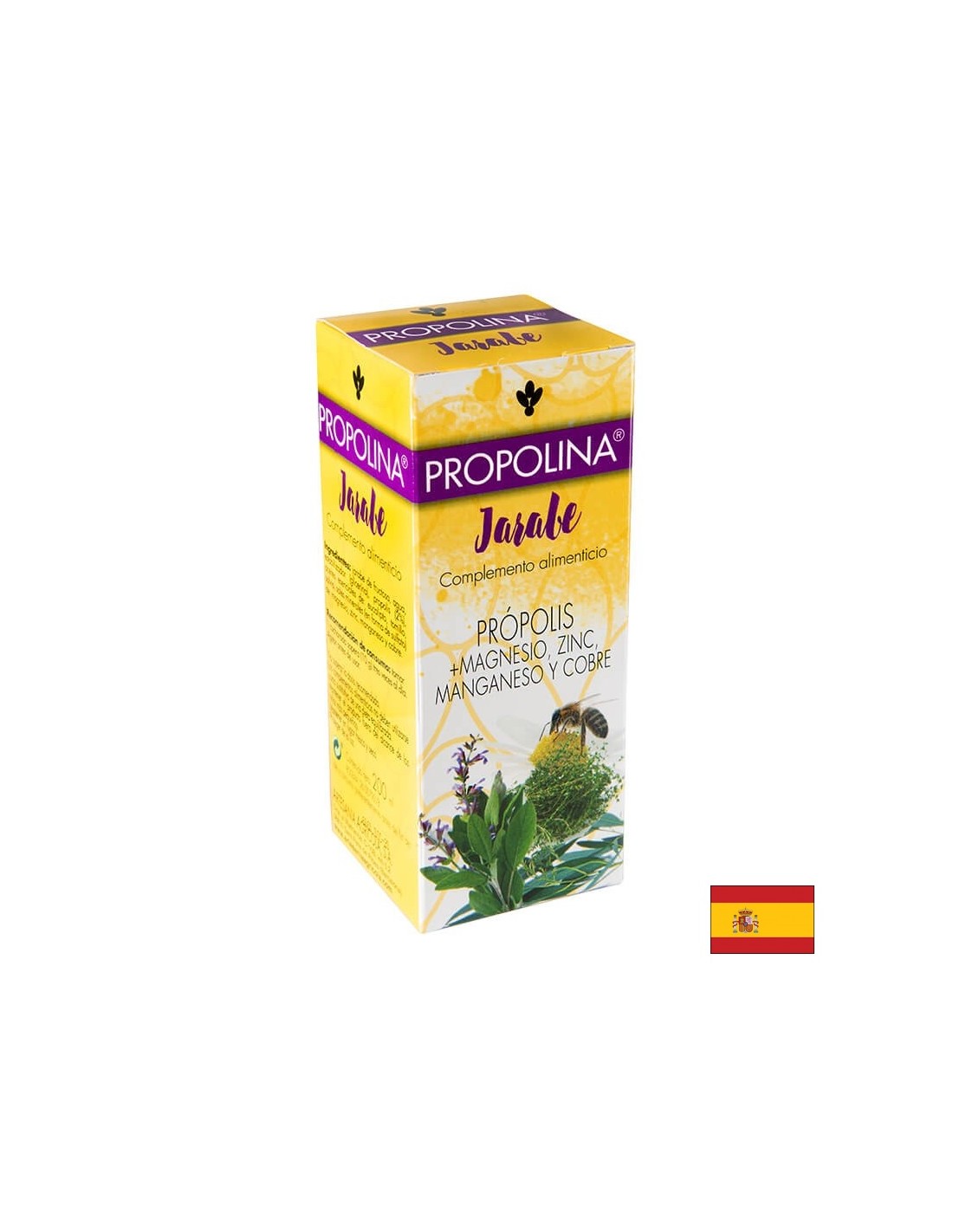 Syrup Propolina® (with propolis, magnesium, zinc, manganese and copper), 200 ml