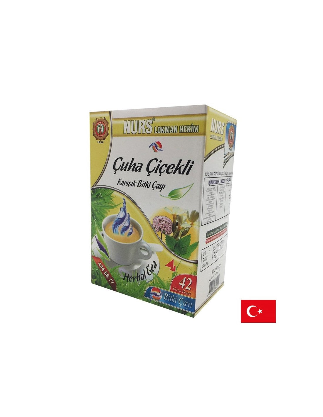 Mixed herbal tea with primrose - for stress and insomnia, 42 filter bags