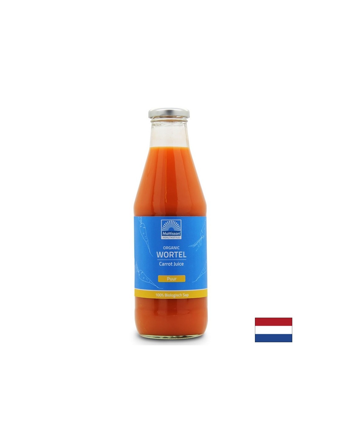 Organic carrot juice - good for the eyes, 750 ml