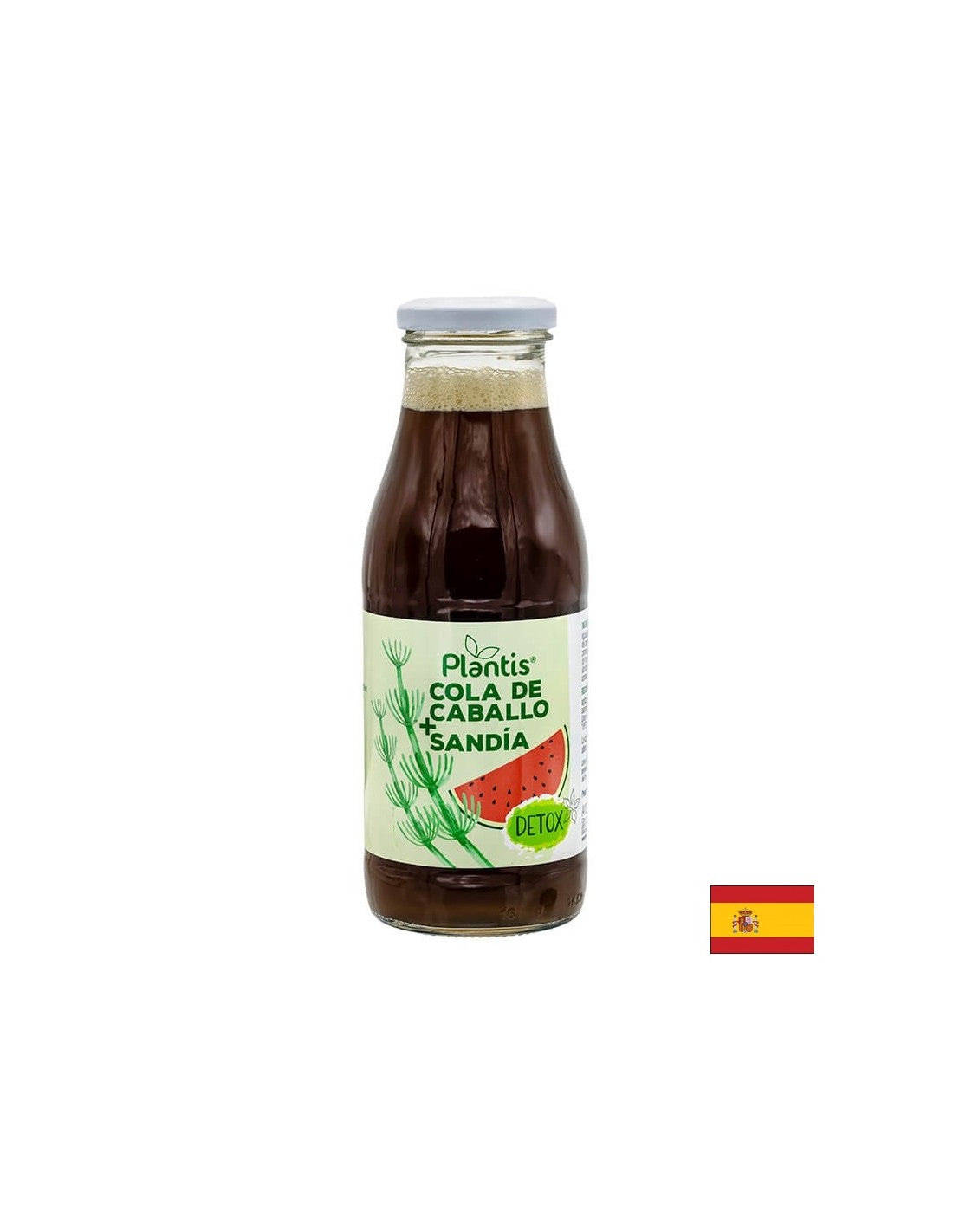 Watermelon and horsetail syrup with a draining effect - Cola de caballo + sandia Plantis® - diuretic, 500 ml