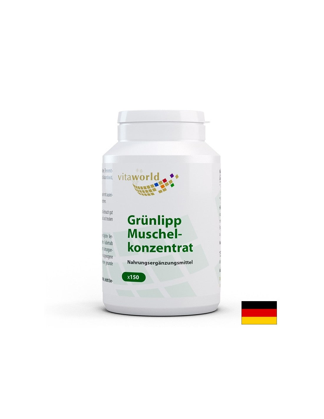 Gelenker - gréng Musel, 150 Kapselen