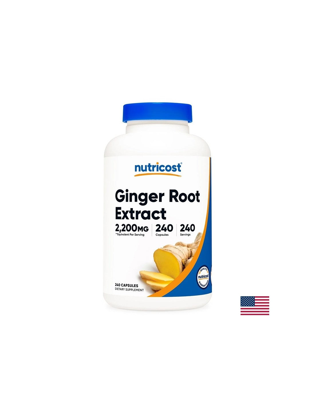 Gastrointestinal Health - Ginger (root), 550 mg x 240 capsules