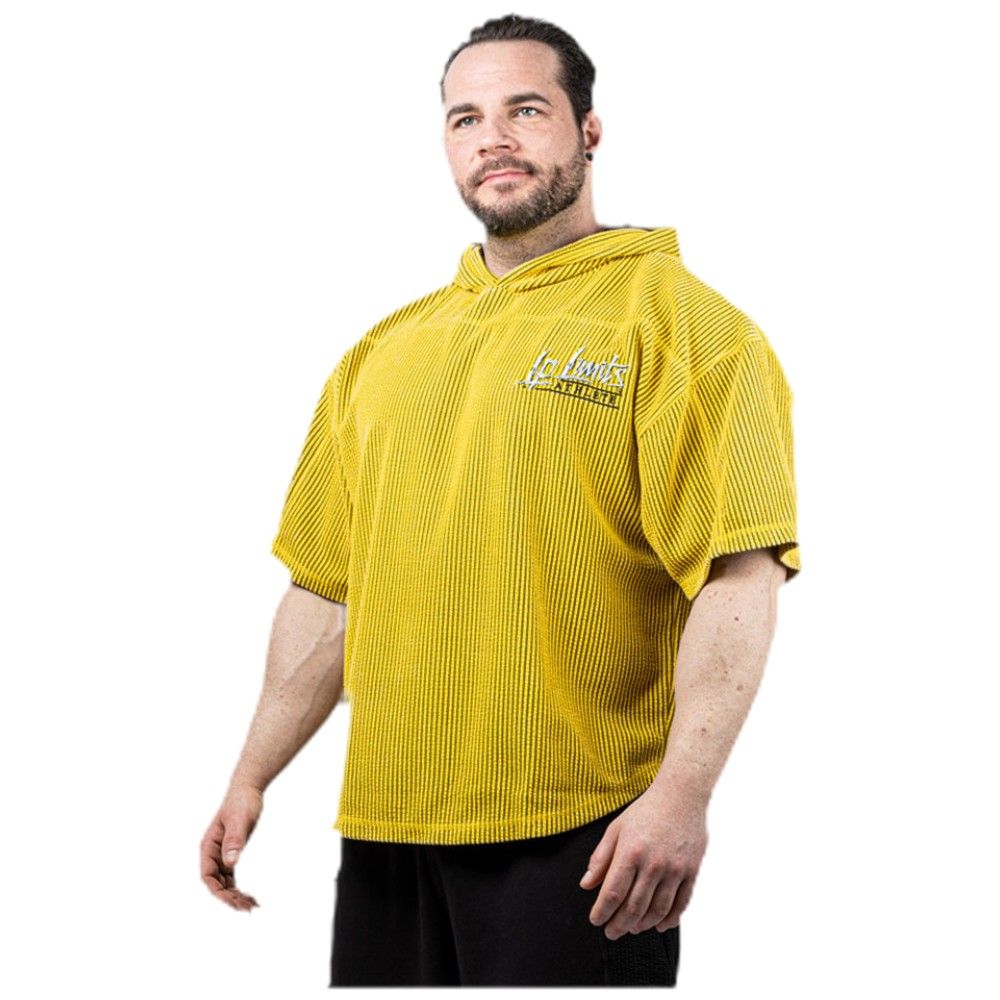 Legal Power Stone Wash Rag Top Hoodie ''Boston'' / Hooded Top / Yellow - Yellow