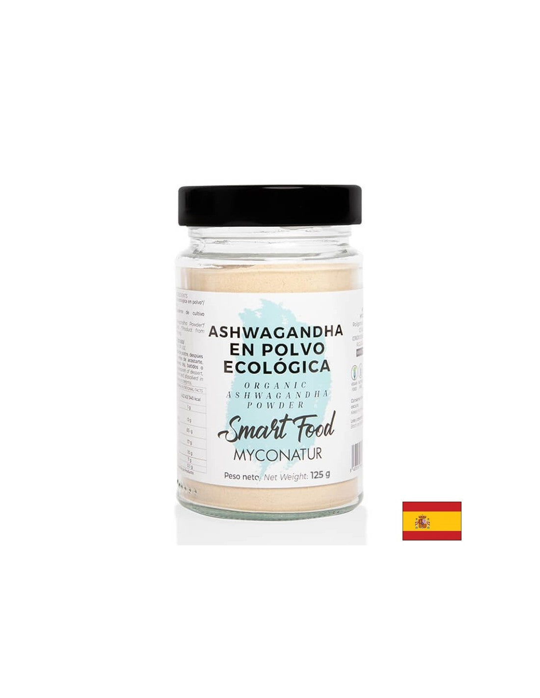 Ashwagandha en polvo, Bio - Organic Ashwagandha powder, 150 g Myconatur