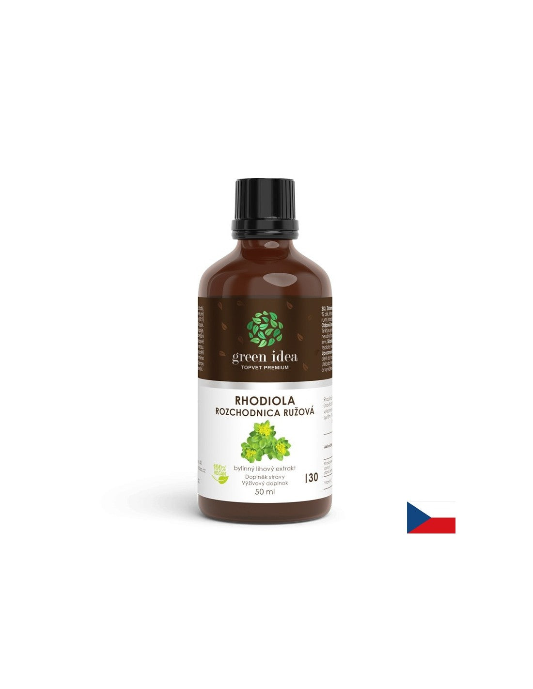 Stres a dobrá nálada - Golden Root + Vitamin C, 50 ml tinktura