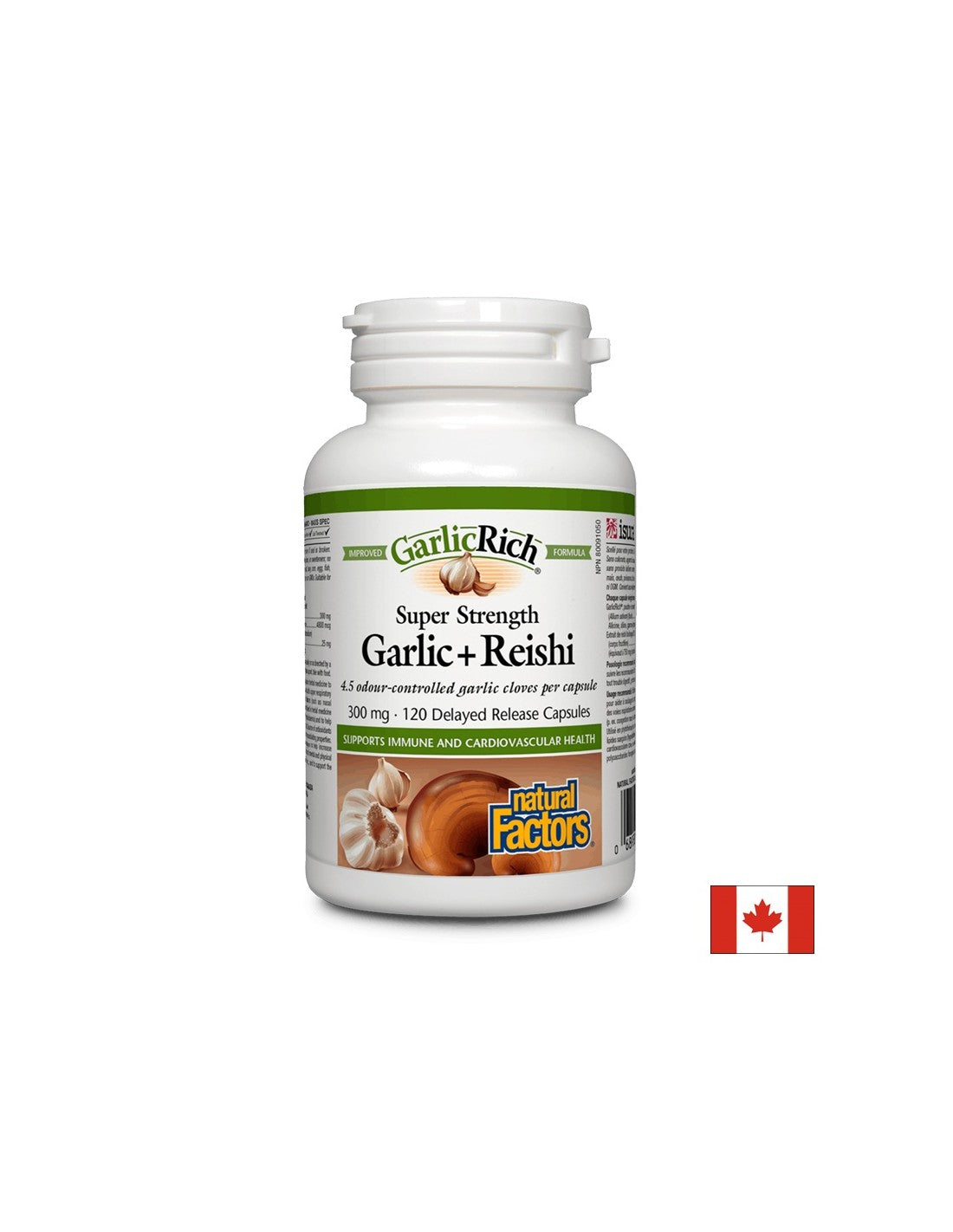 GarlicRich® Super Strength Garlic+Reishi / Garlic + Reishi x 120 capsules