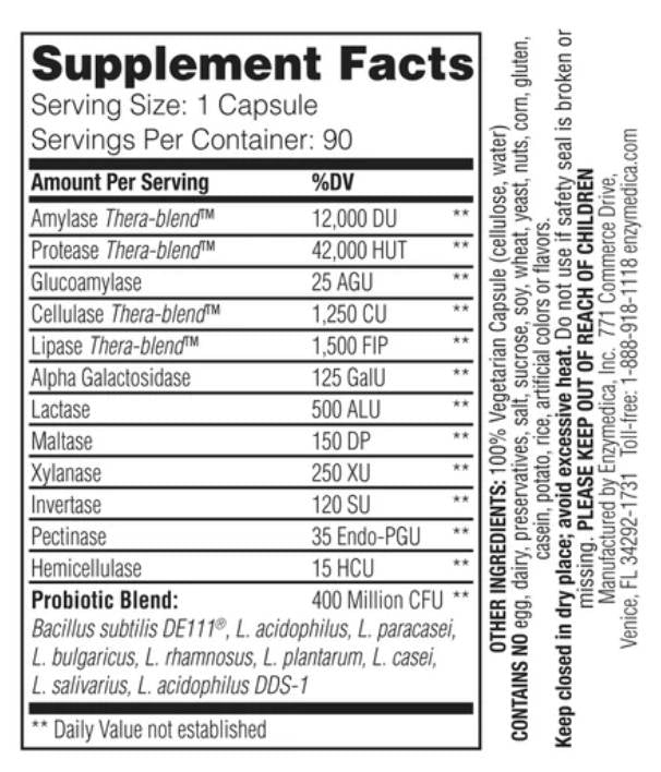 Trawienie + probiotyki - 90 kapsułek