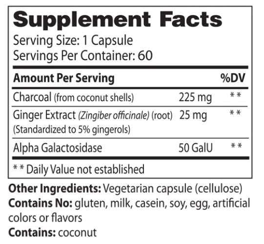 Oczyszczaj węgiel aktywowany plus - 60 kapsułek