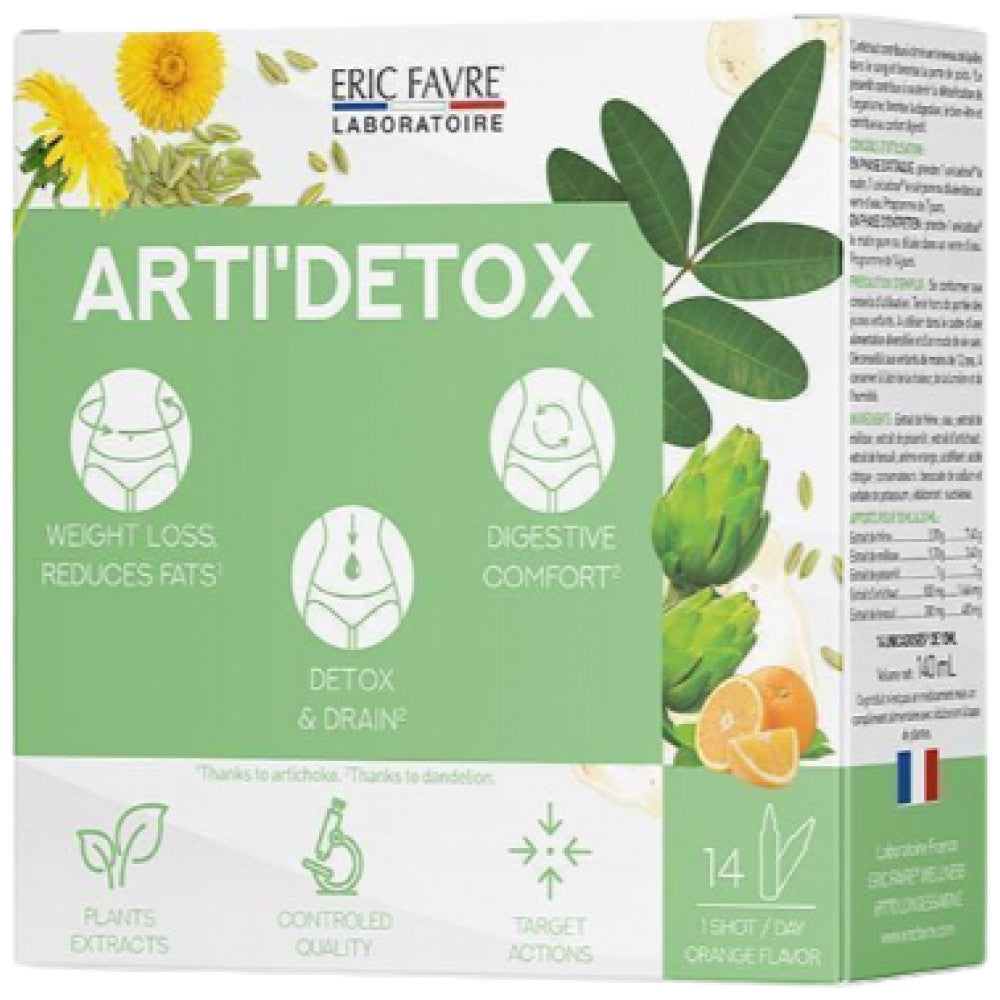 Detox de Arti | Programa de desintoxicação de alcachofra - 14 x 10 ml
