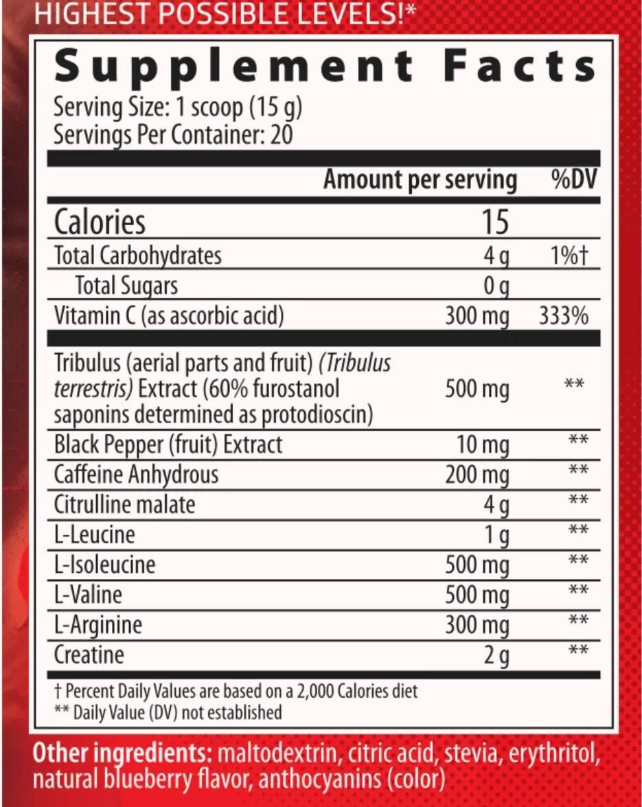 Armageddon Pre-Workout - 300 grams