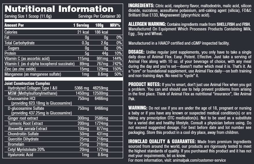 Animal Flex Powder - 348 gramů
