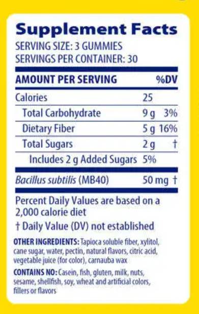 Gummy błonnikowe - 90 gumzy