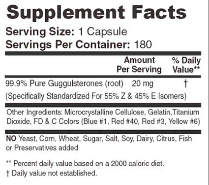 T3 / Guggulsterony - 180 tobolek