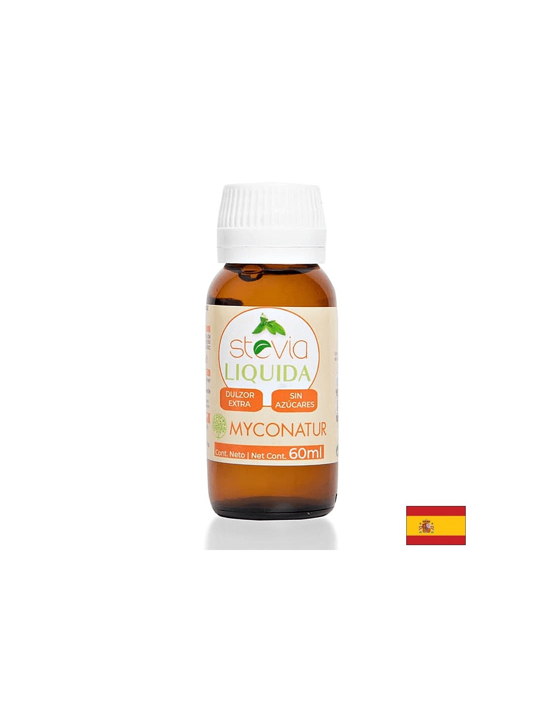 Liquid stevia, 60 ml Myconatur drops