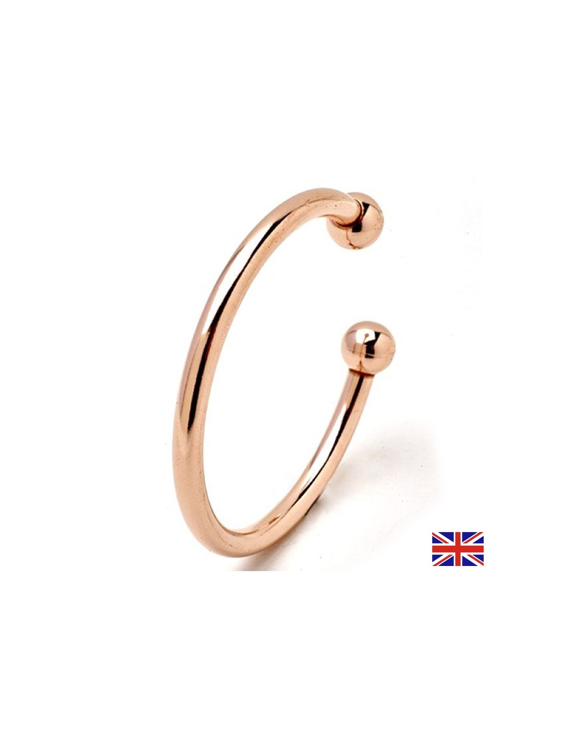 Heavy bracelet with copper and magnet - improves blood circulation, against muscle pain, size M, 19 cm