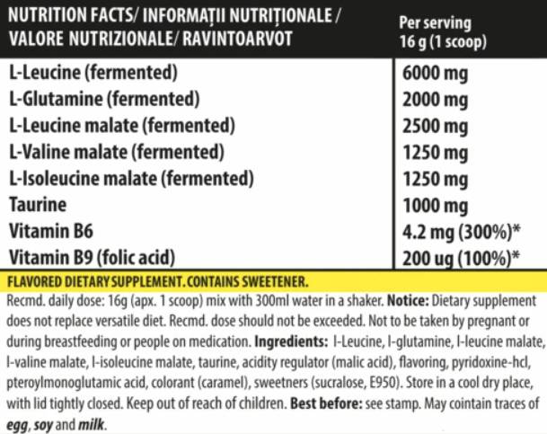 BCAA 811/8: 1: 1 - 400 gram