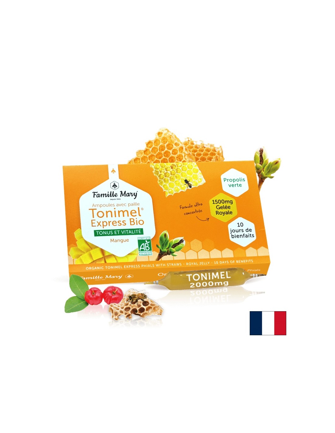 Tone and Energy - Tonimel Express Bio, 10 drinking ampoules