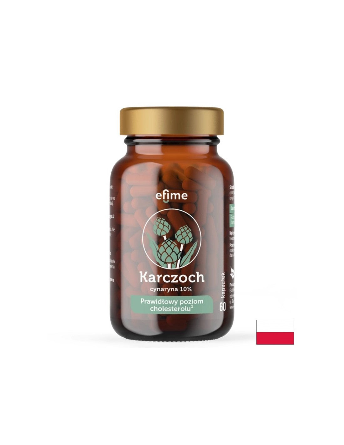 Pro podporu jater - artyčoku (10% cynarin), 60 tobolek