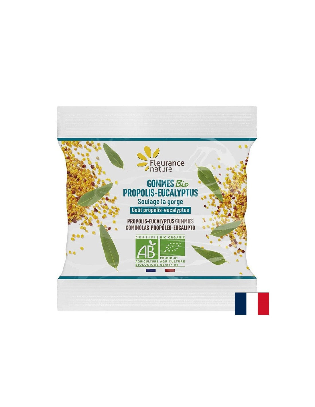Sore throat - Herbal candy with organic propolis and eucalyptus Fleurance Nature