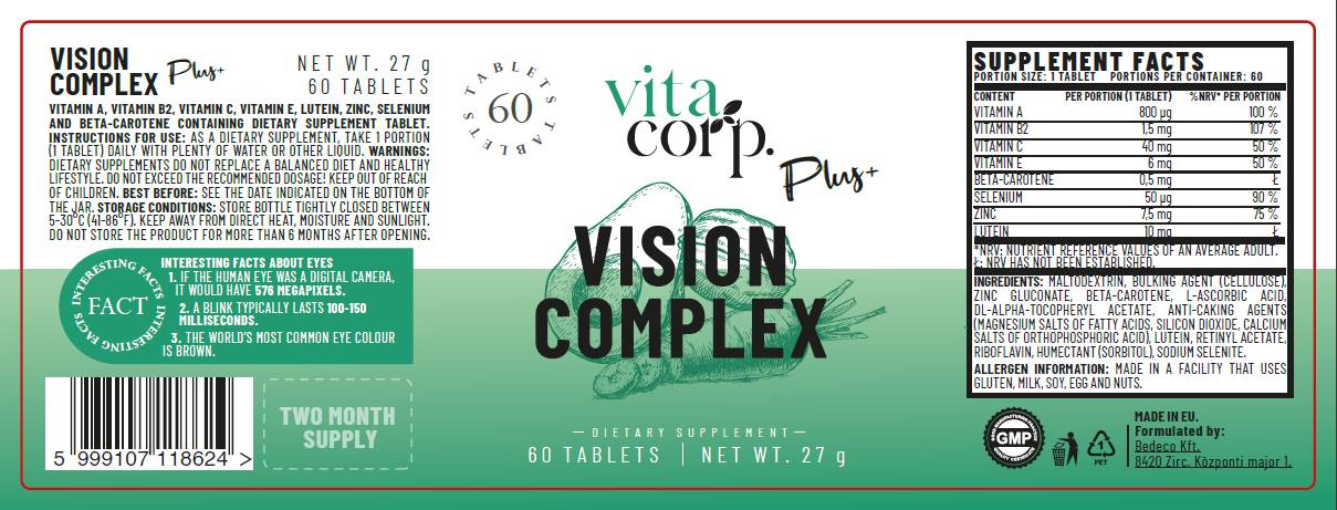 Ionäll exigen | Auge Gesondheetsformula - 60 Pëllen