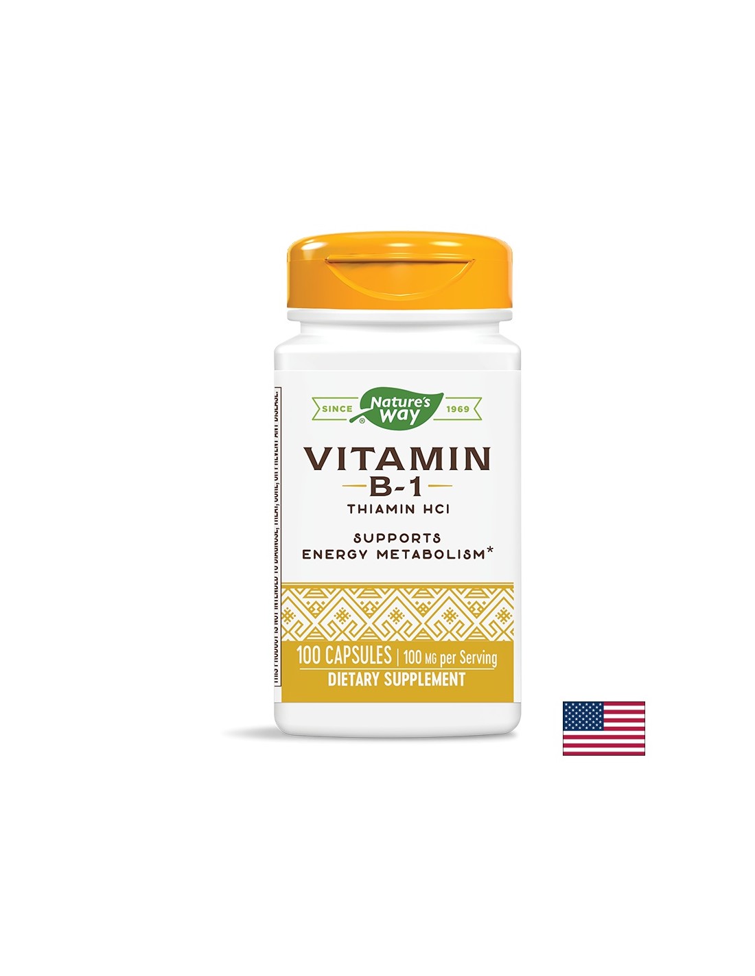 Vitamin B1 100 mg - 100 capsules
