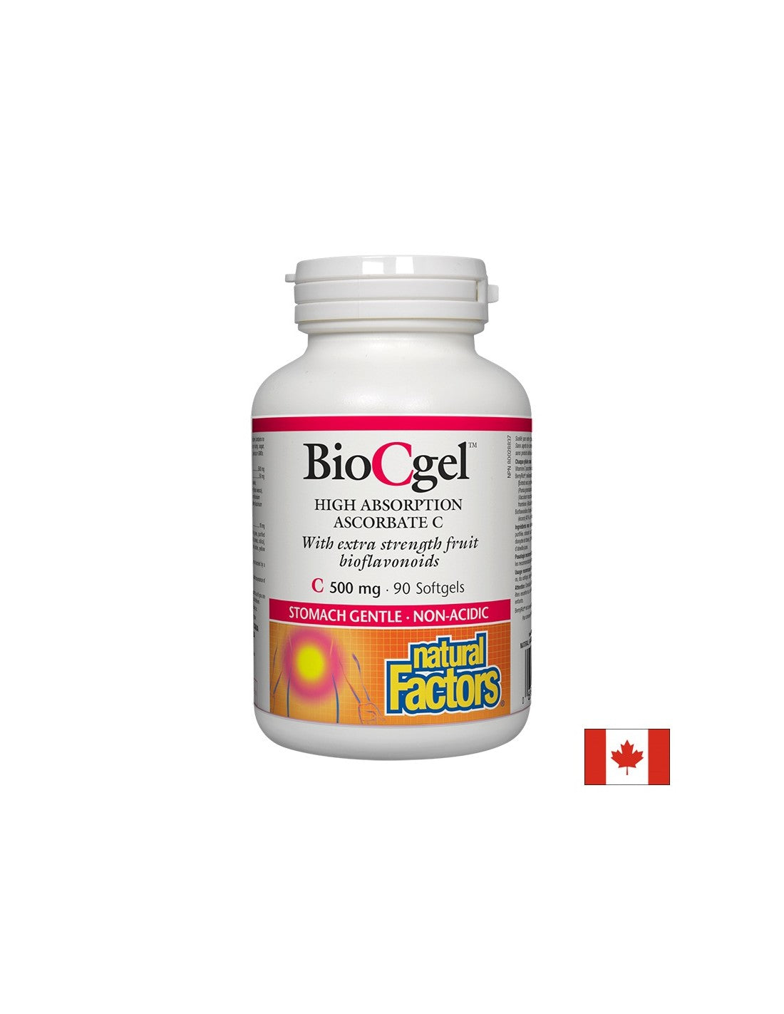 BioCgel High Absorption Ascorbate Vitamin C 500 mg - 90 Gel capsules