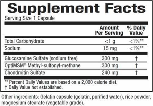 MSM kloubní vzorec 840 mg - 240 tobolek